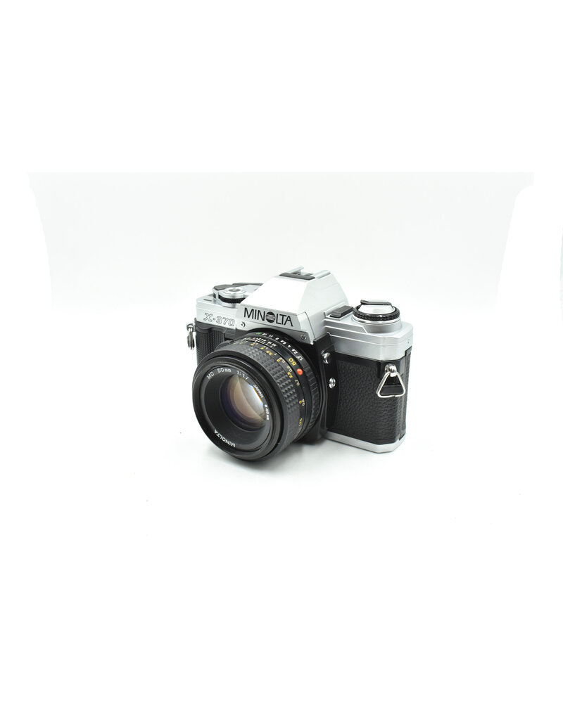 Minolta Pre-owned Minolta X-370 W/50mm F1.7 (35mm Film Camera)