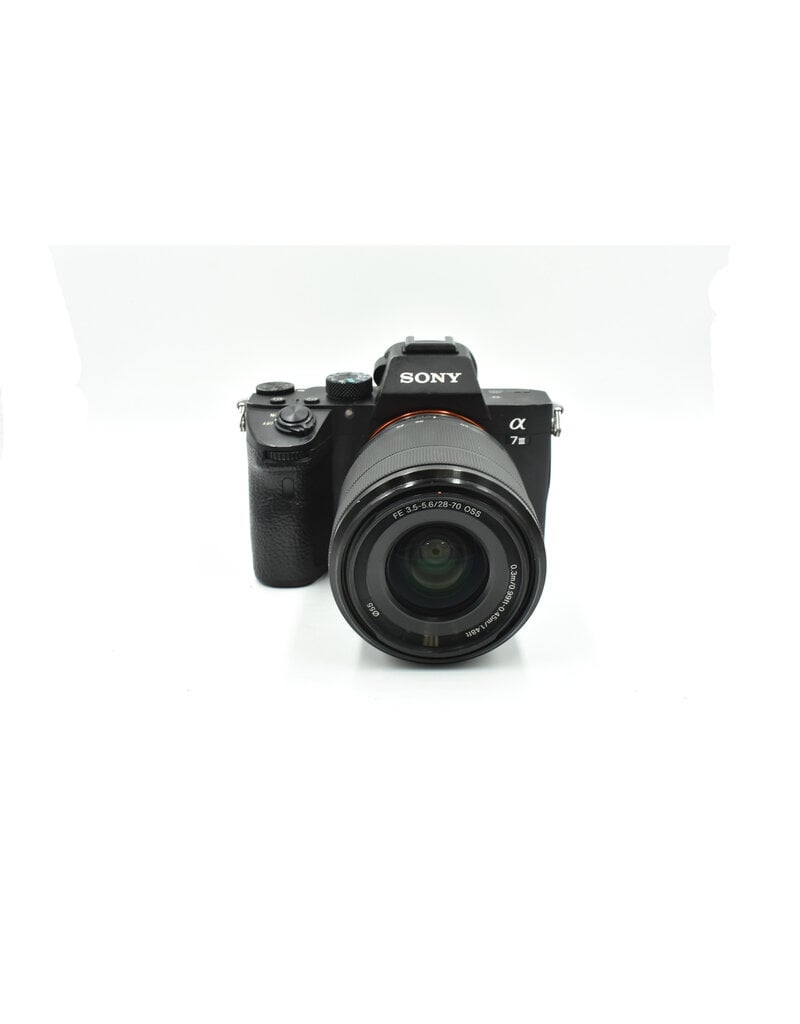 Sony Pre-Owned Sony a7 III w/ 28-70mm F3.5 Mirrorless Camera Body, Black {24MP}