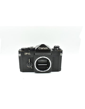 Canon Pre-Owned Canon F-1  35mm Camera Body, Black