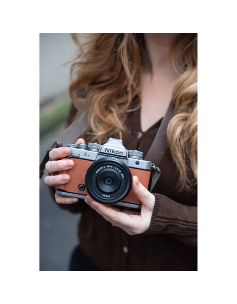Nikon Nikon Zf Mirrorless Camera (Silver & Cognac Brown)