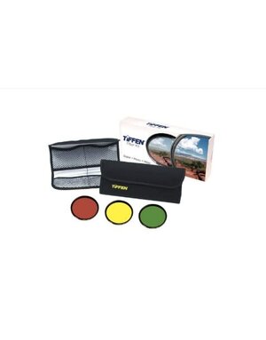 **TIFFEN 55MM BLACK & WHITE FILTER KIT 13G2 6Y1 R25