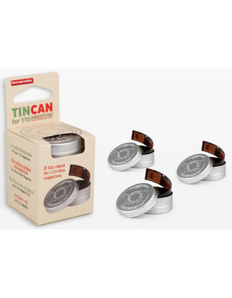 Lomography Lomography Tin Can for 110 Film Negatives (Three-Pack)