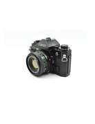 Canon Pre-Owned Canon A-1 W/50mm F1.8 FD Lens 35mm Film Camera Black
