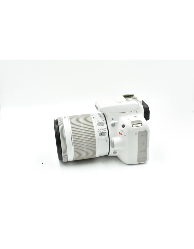 Canon Pre-Owned Canon SL1 With 18-55mm STM White