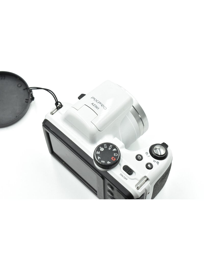 Kodak Pre-owned Kodak PIXPRO AZ421 Digital Camera White with Battery No Charger