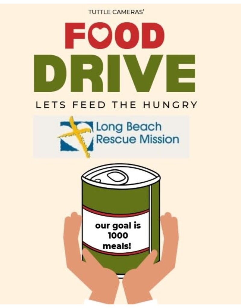 Long Beach Rescue Mission Food Drive Donation