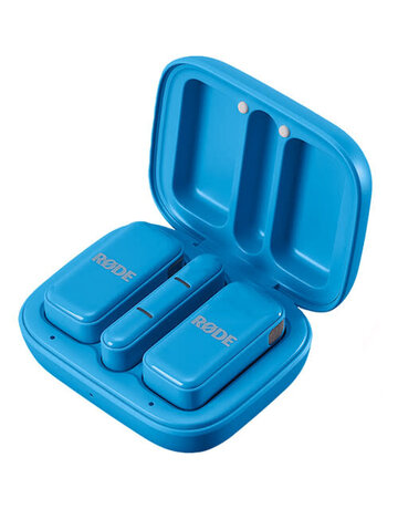 Rode RODE Wireless Micro 2-Person Ultracompact Wireless Microphone System with USB-C Connector (2.4 GHz, Blue)