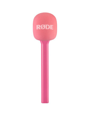 Rode RODE Interview GO Handheld Mic Adapter for Wireless Clip-On Transmitter (PINK)