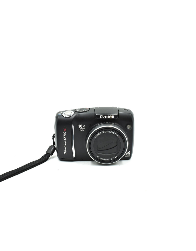 Canon Pre-Owned Canon Power Shot SX 110 IS 9.0 MP Digital Camera Black