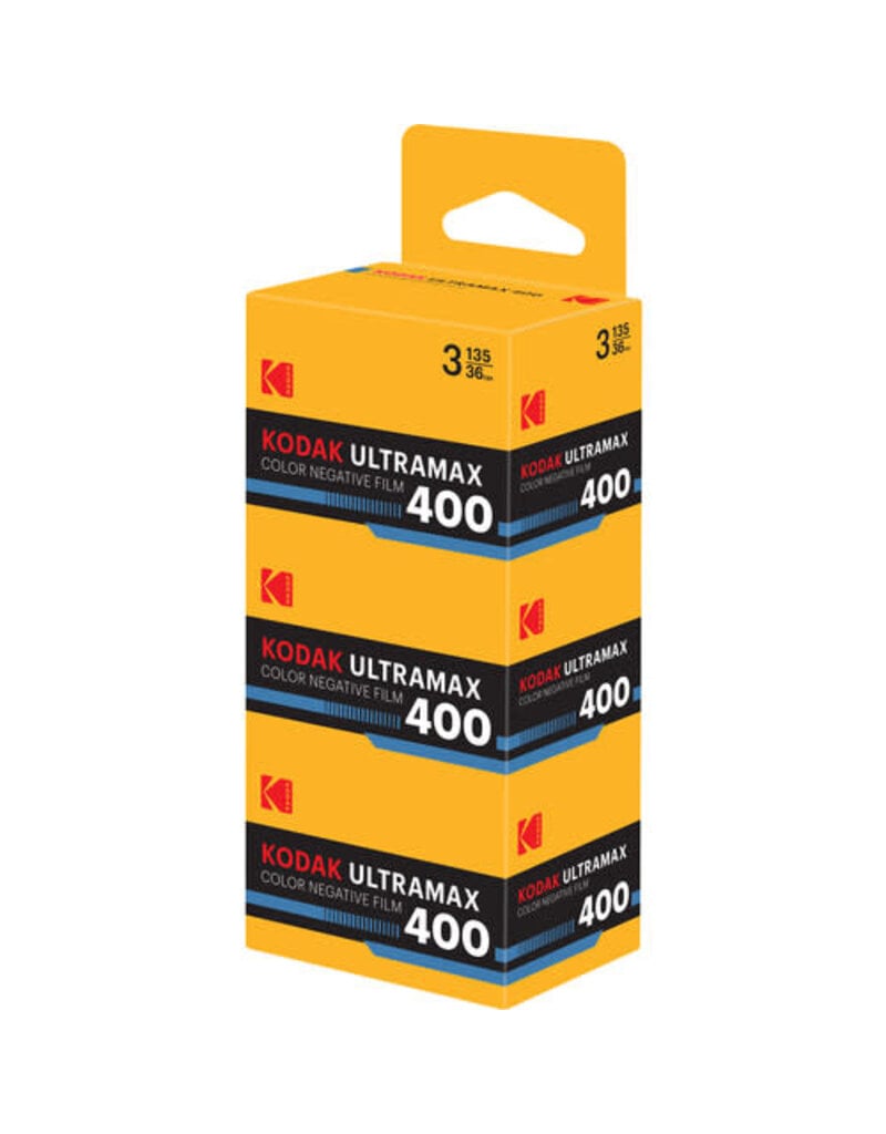 Kodak Kodak Eastman UltraMax 400 Color Negative Film (35mm Roll Film, 36 Exposures, 3-Pack)