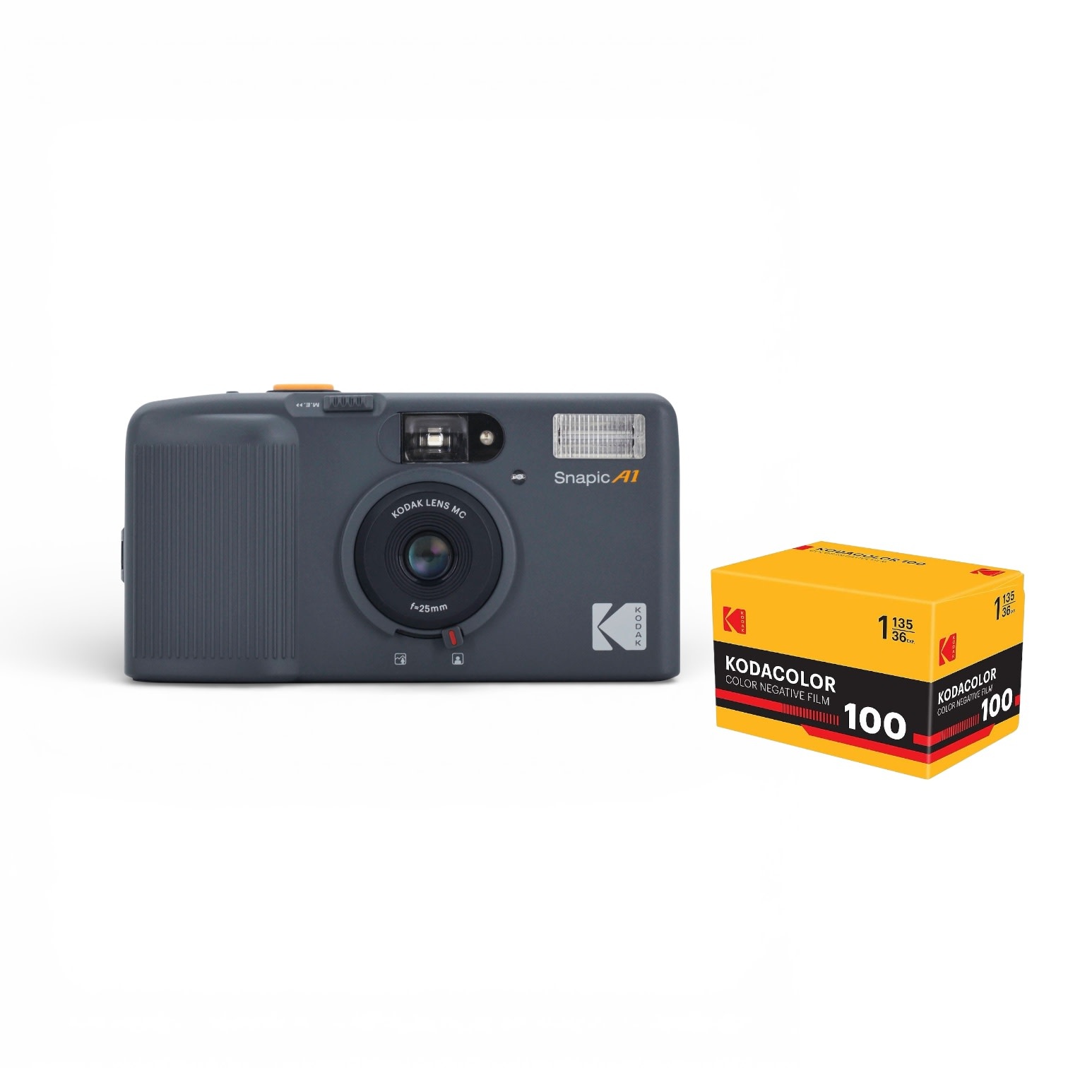 Kodak Snapic A1 35mm Full-Fram Film Camera Grey - Tuttle Cameras