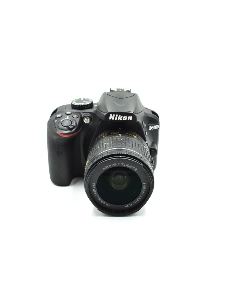 Nikon Pre-Owned Nikon D3400 DSLR Camera w/18-55 Lens