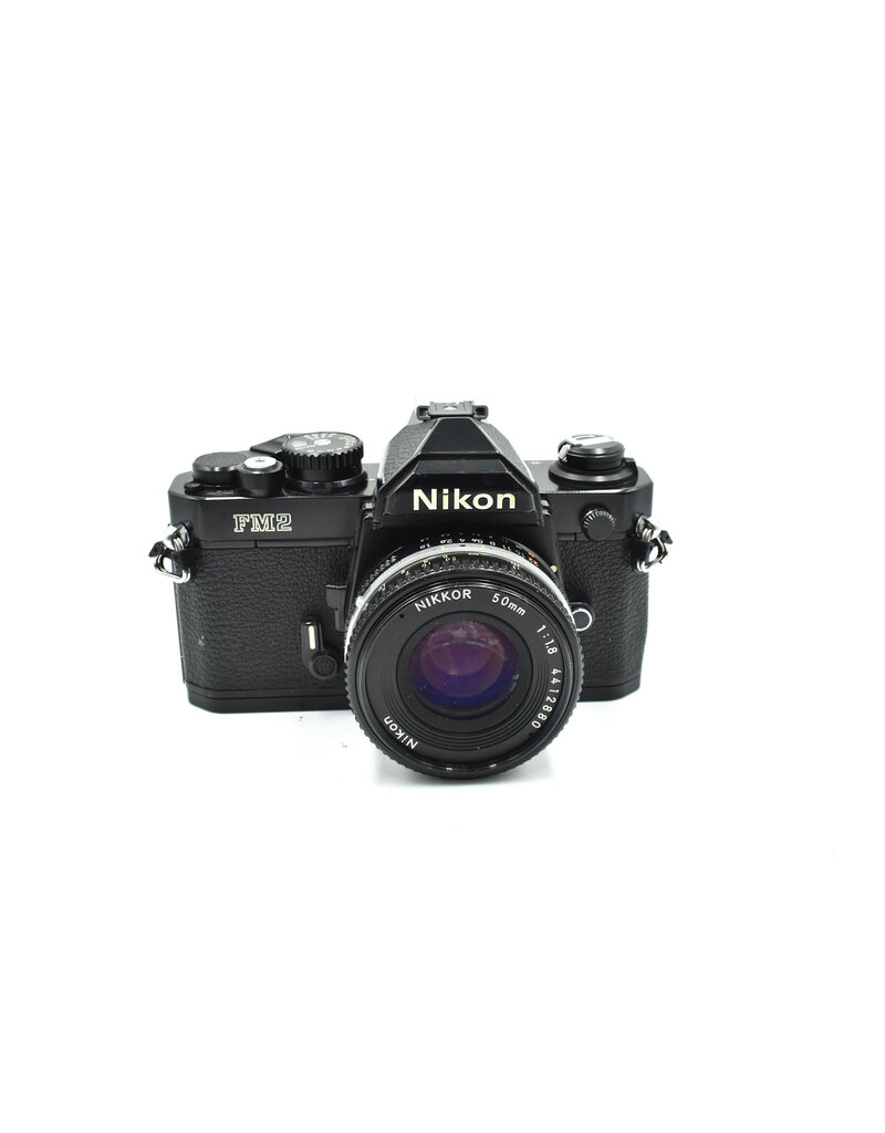Nikon Pre-Owned Nikon FM w/ 50mm F1.8  (35mm Film Camera)