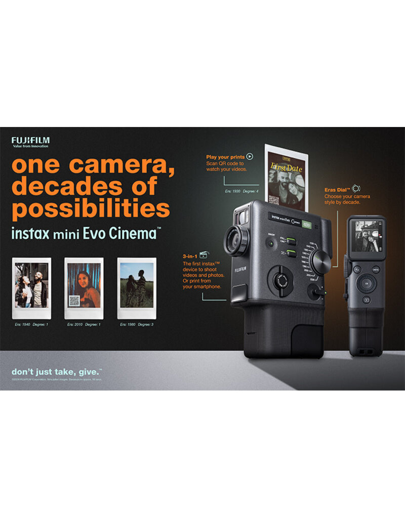 Fujifilm Pre-Order FUJIFILM instax mini Evo Cinema Hybrid Instant Camera