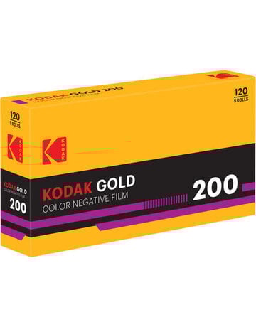 Kodak Kodak Eastman Gold 200 Color Negative Film (120 Roll Film, Single Roll)