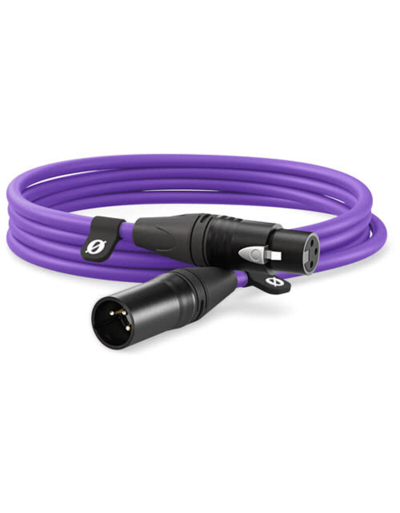 Rode RODE XLR Male to XLR Female Cable (3m/10FT, Purple)