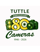 Tuttle Cameras Tuttle Cameras 80th Anniversary T-Shirt Small