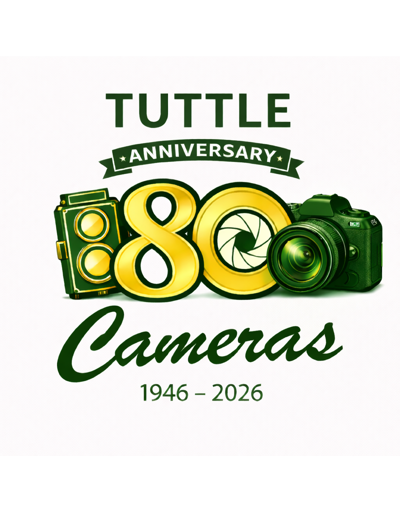 Tuttle Cameras Tuttle Cameras 80th Anniversary T-Shirt Small