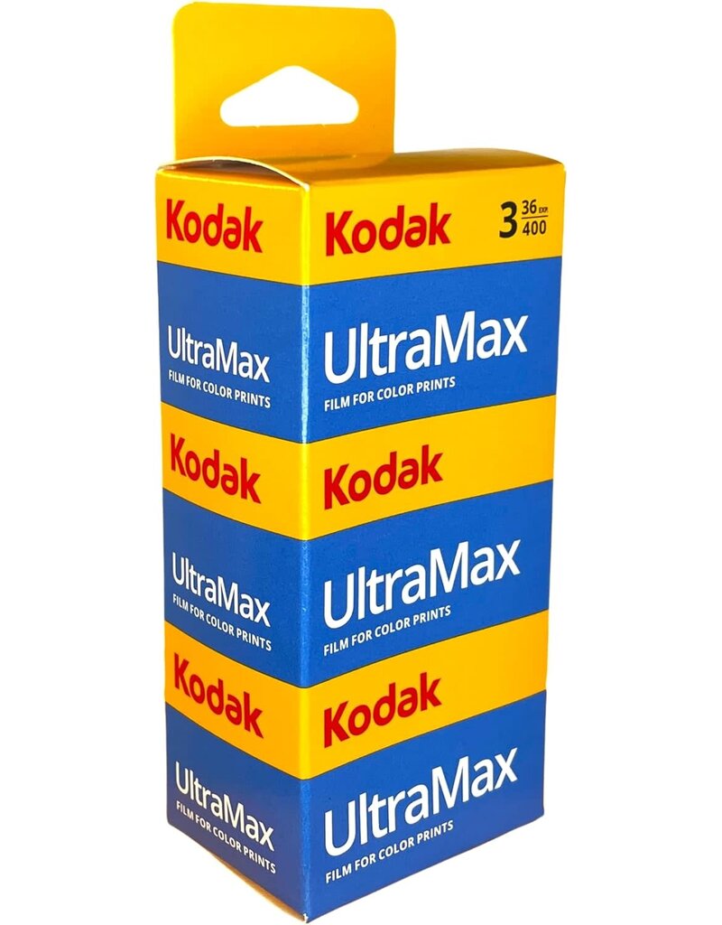 Kodak Kodak Eastman UltraMax 400 Color Negative Film (35mm Roll Film, 36 Exposures, 3-Pack)