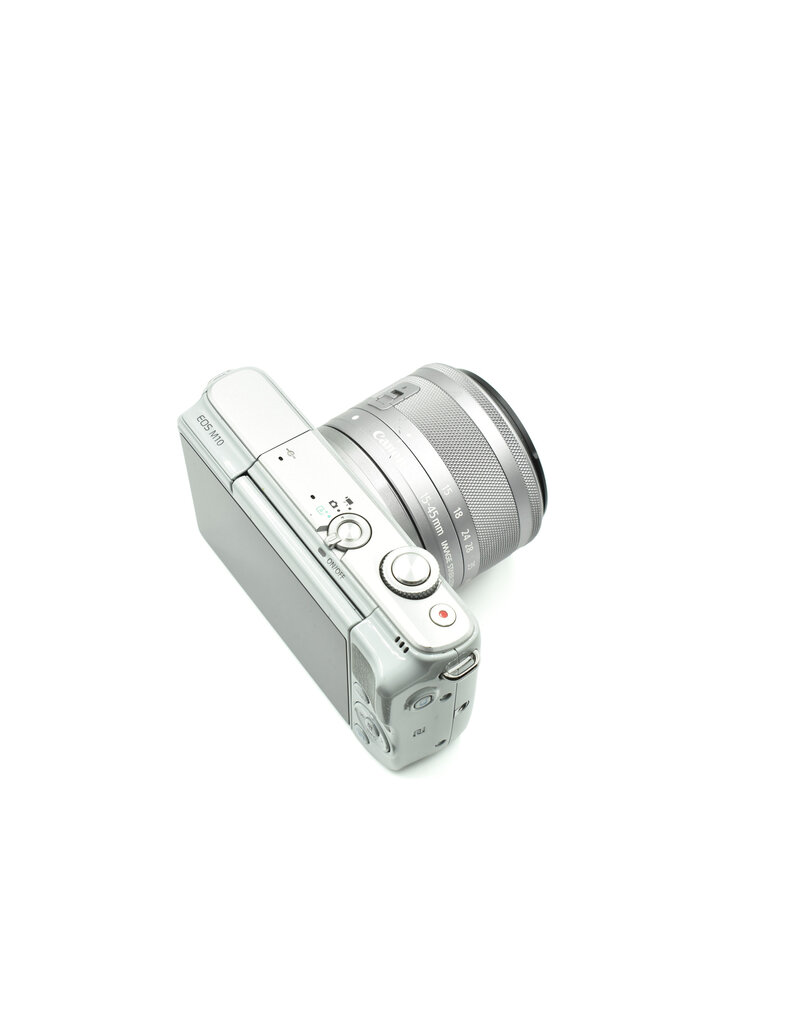 Canon Pre-owned Canon EOS M10 w/ 15-45mm Lens 18.0MP Digital Camera