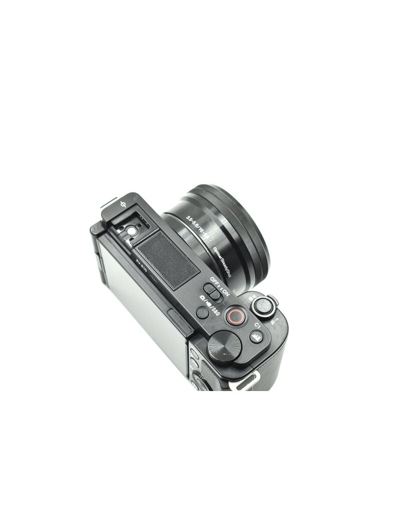 Sony Pre-owned Sony ZV-E10 w/16-50mm F3.5  Mirrorless Vlog Camera Body, Black