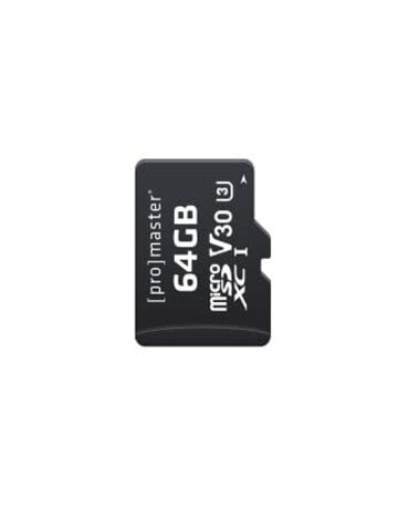 Promaster Micro SDXC 64GB Advanced UHS-I V30 Memory Card