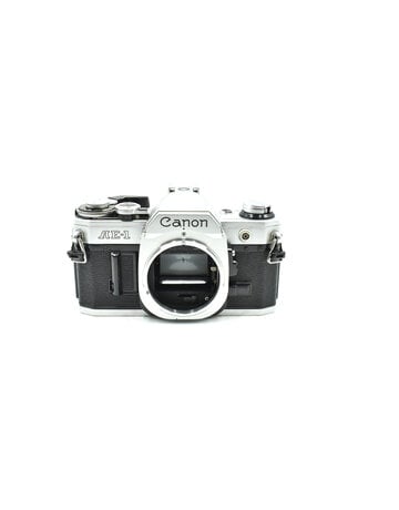 Canon Pre-owned Canon AE-1 Silver Body Only (35mm Film Camera)