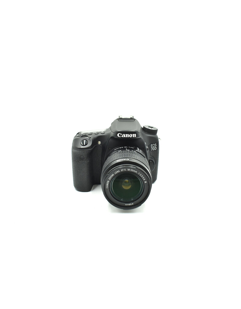 Canon Pre-Owned Canon EOS 70D w/18-55mm  DSLR Camera Body {20.2MP}