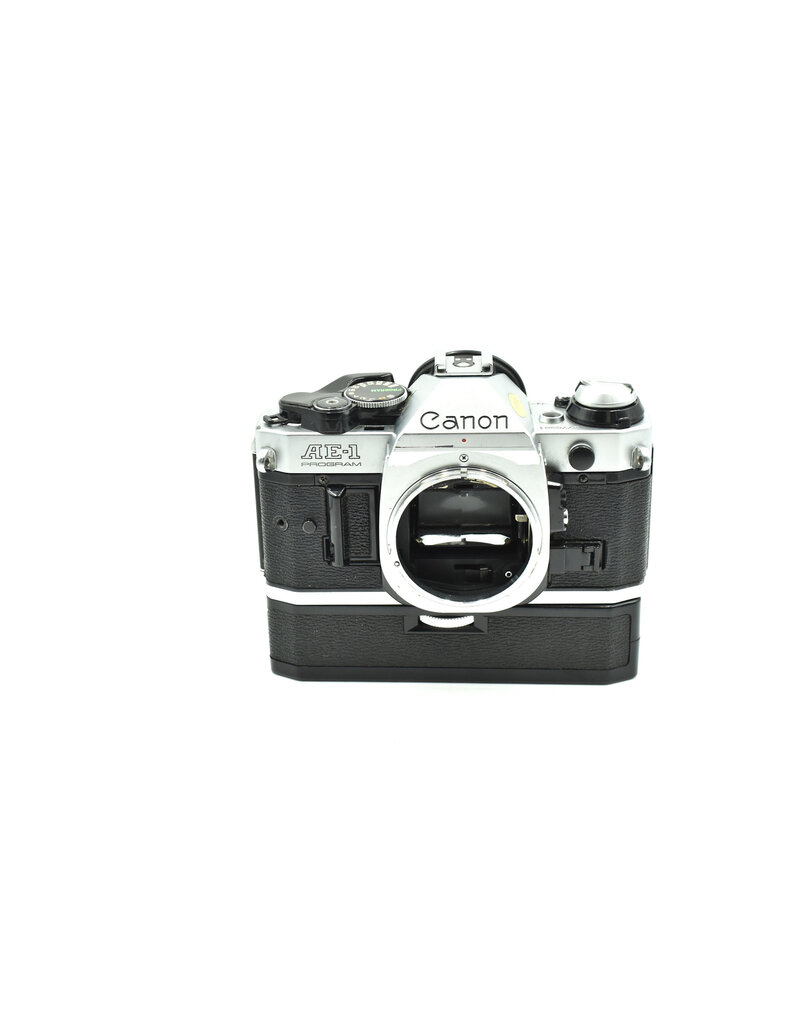 Canon Pre-Owned Canon AE-1 Program Body with Power Winder (35mm Film Camera)