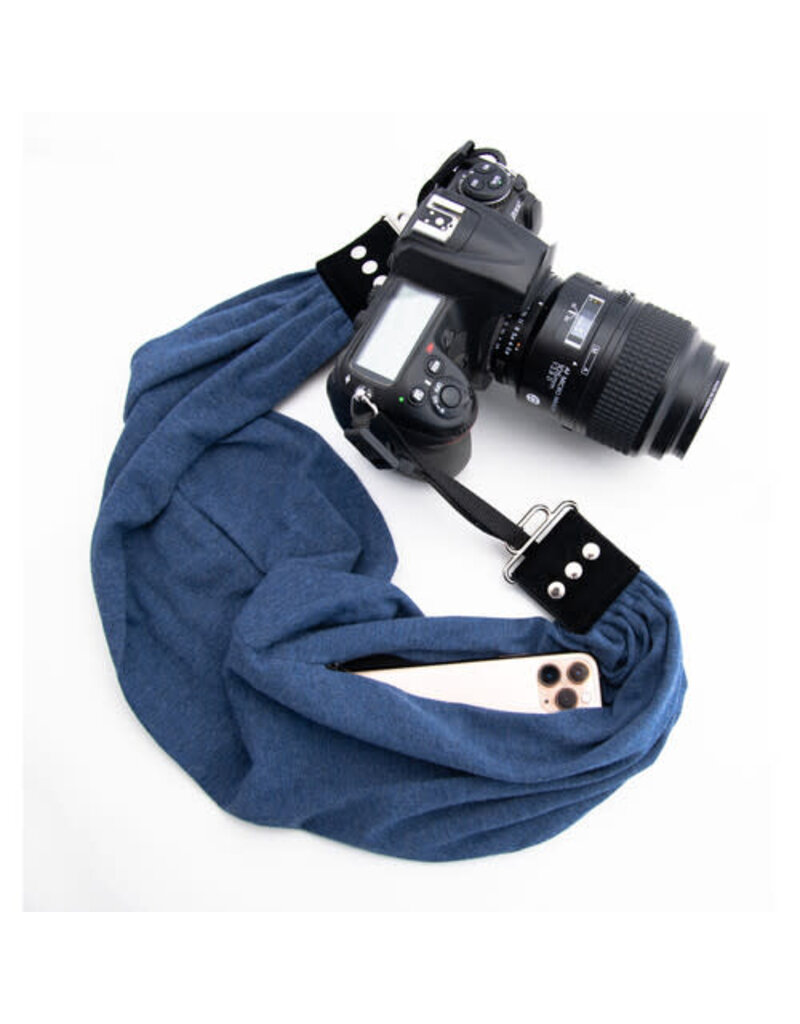 CAPTURING COUTURE Capturing Couture Scarf Camera Strap (Denim Scarf)