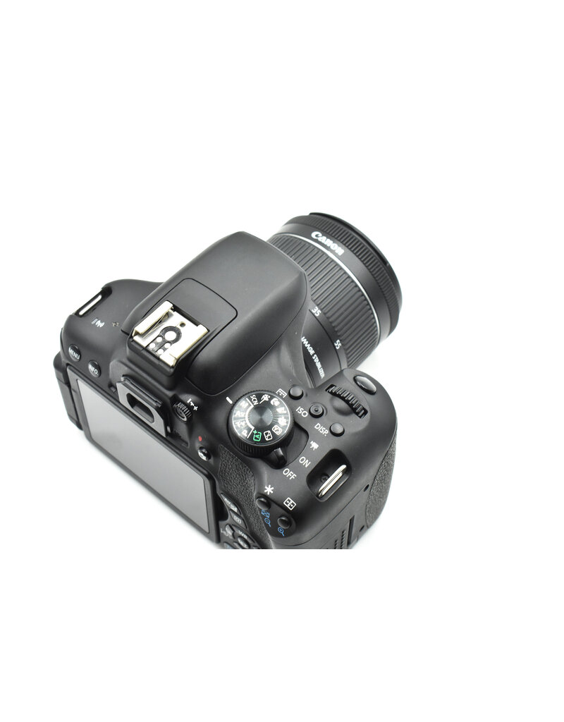 Canon Pre- Owned Canon EOS Rebel T6I w/18-55 DSLR Camera, Black {24MP}