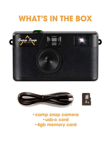 Camp Snap Camp Snap CS-V105 Screen-Free Digital Camera (Stealth Black)
