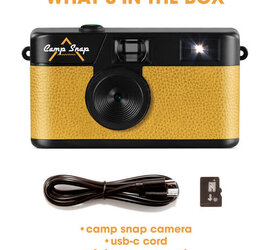Camp Snap CS-V105 Screen-Free Digital Camera (Sunbeam Yellow