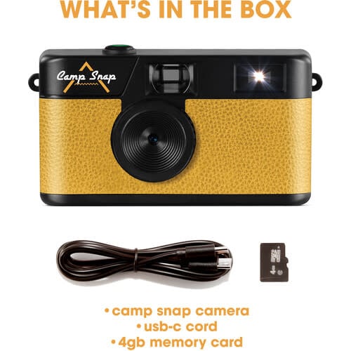 Camp Snap CS-V105 Screen-Free Digital Camera (Sunbeam Yellow