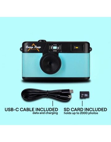 Camp Snap Camp Snap CS-V105 Screen-Free Digital Camera (Seaglass Blue)