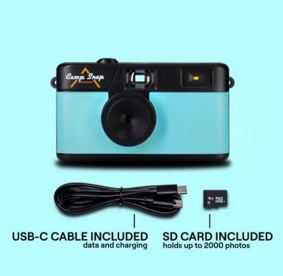 Camp Snap CS-V105 Screen-Free Digital Camera (Seaglass Blue