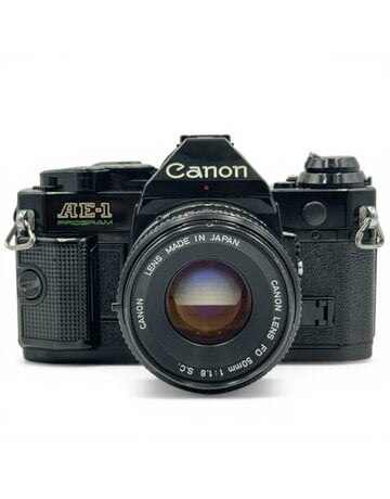 Canon Pre-Owned Canon AE-1 Program Black With 50mm F/1.8