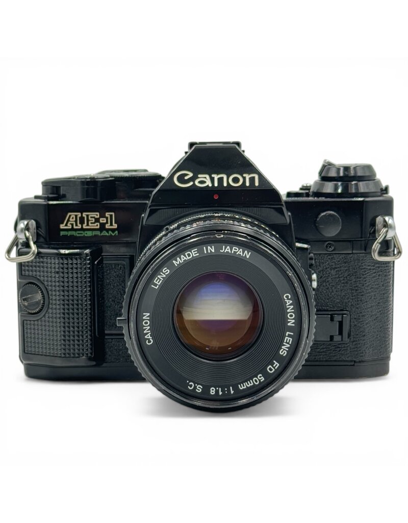 Canon Pre-Owned Canon AE-1 Program Black With 50mm F/1.8