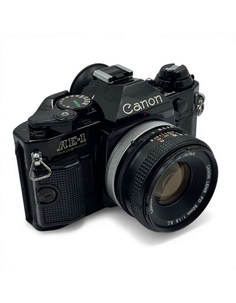 Canon Pre-Owned Canon AE-1 Program Black With 50mm F/1.8