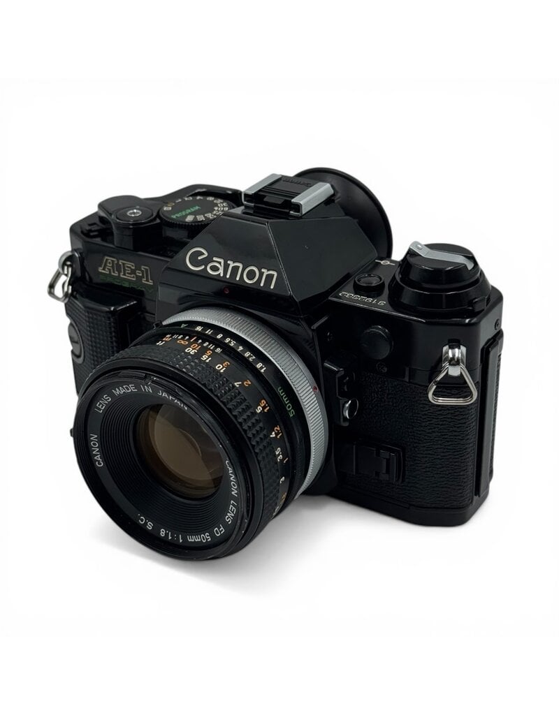 Canon Pre-Owned Canon AE-1 Program Black With 50mm F/1.8