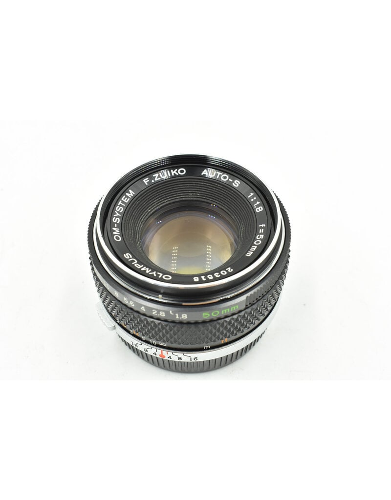 Olympus Pre-Owned Olympus OM-System F.Zuiko Auto-S 50mm f/1.8 Lens