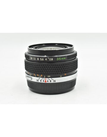 Olympus Pre-Owned Olympus OM  G Zuiko Auto-W 35mm f/2.8 Prime Wide Angle Lens