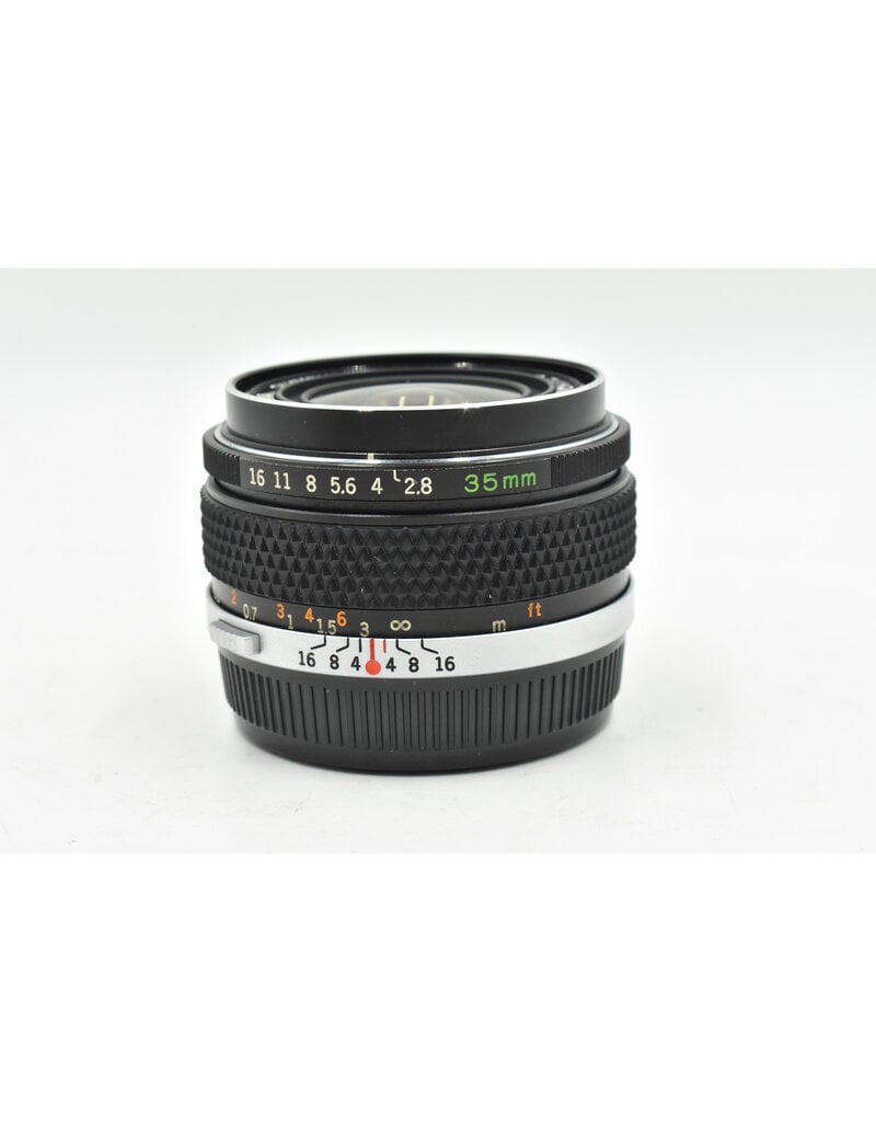 Olympus Pre-Owned Olympus OM  G Zuiko Auto-W 35mm f/2.8 Prime Wide Angle Lens