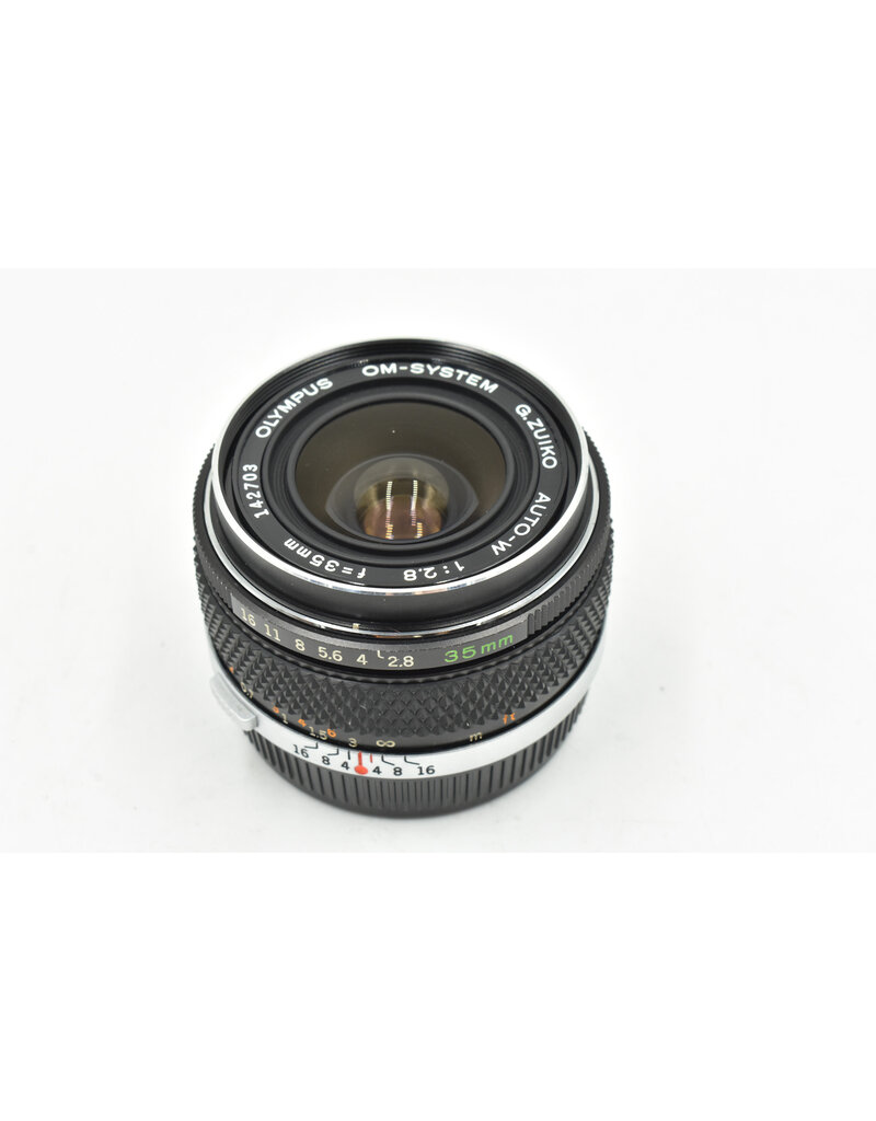 Olympus Pre-Owned Olympus OM  G Zuiko Auto-W 35mm f/2.8 Prime Wide Angle Lens