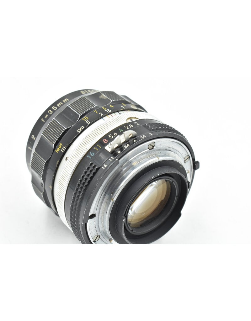 Nikon Pre-Owned Nikon NIKKOR-O Auto 35mm f/2 Ai Converted Wide Angle Lens