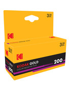 Kodak Kodak Eastman GOLD 200 Color Negative Film (35mm Roll Film, 24 Exposures, 3-Pack)