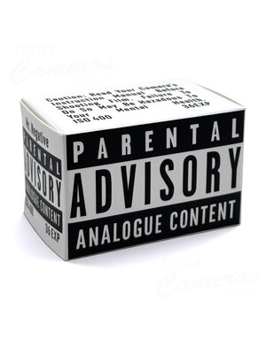 Mr. Negative Mr. Negative Parental Advisory (Film Safety Capsule) 400 ISO 35mm B&W Film 36exp
