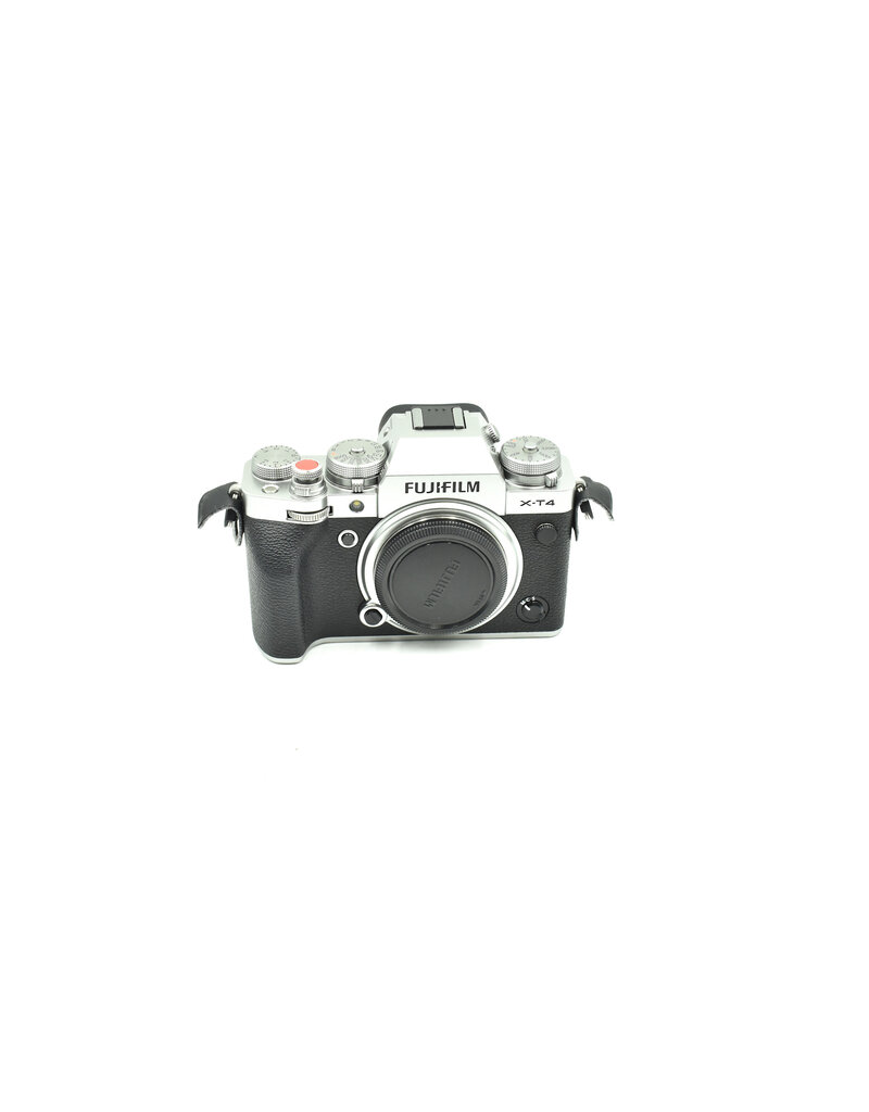 Fujifilm Pre-Owned FUJIFILM X-T4 Mirrorless Camera Body, Silver {26.1MP}