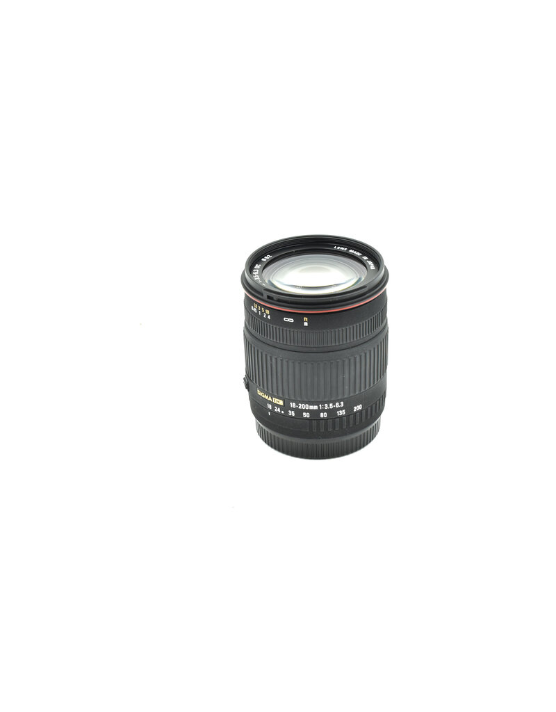 Pre-owned Sigma 18-200mm F3.5-6.3 DC OS HSM APS-C Zoom Lens for Canon EF