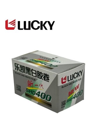 Lucky Lucky Luckypan SHD 400 Black & White Negative Film - 35mm Roll Film, 36 Exp.
